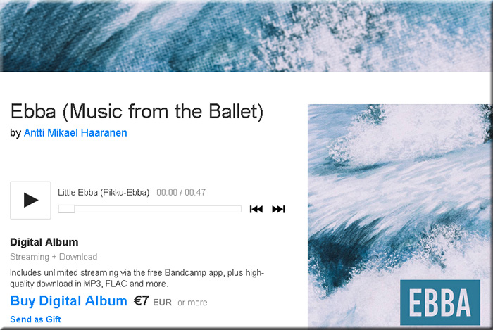 Ebban musiikki Bandcamp-kaupassa